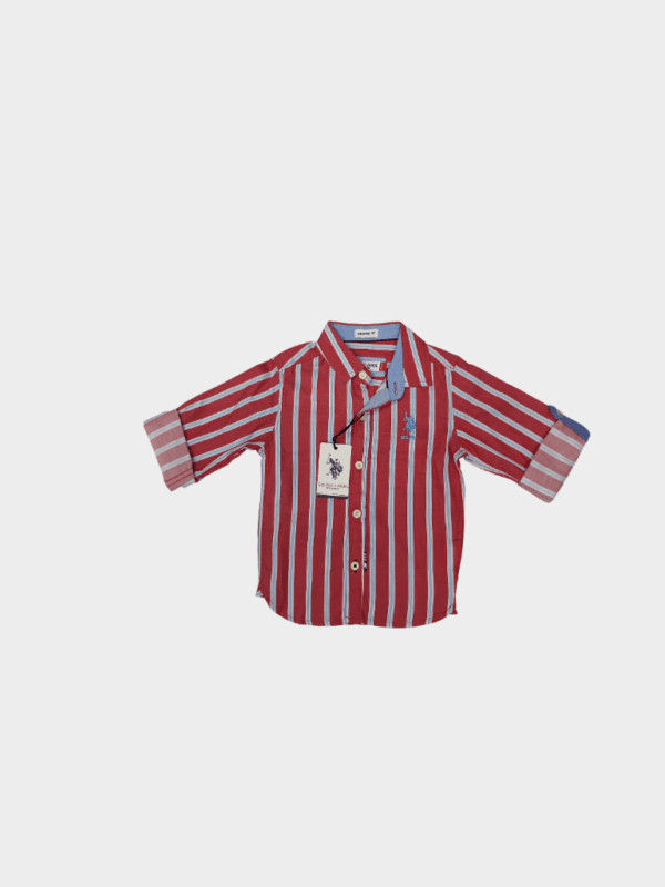 Us Polo Red Stripe Shirt